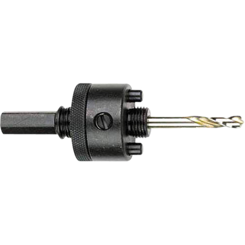 Hole Saw Arbor &amp Pilot Drills, 1-1/4" and Larger, 7/16" Shank Equipex