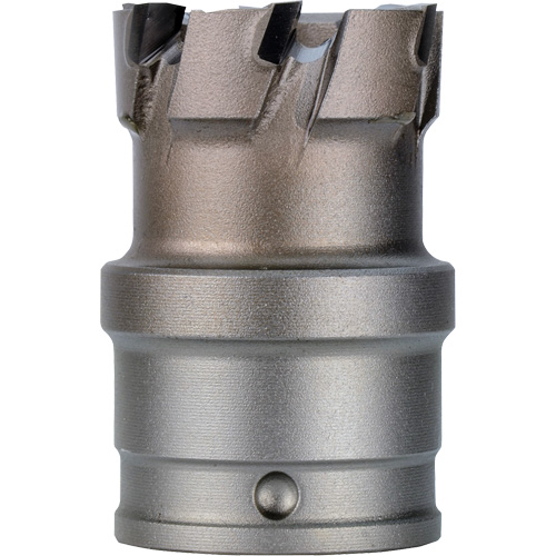 Fraise pour plaque &agrave; changement rapide, Diam&egrave;tre de 1", Carbure, Profondeur de la coupe de 1/2", Tige 1/2" Equipex