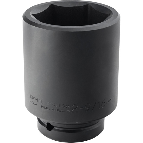 Douille, Chocs, 2-9/16", Prise 1", 6 pans, Profond Equipex