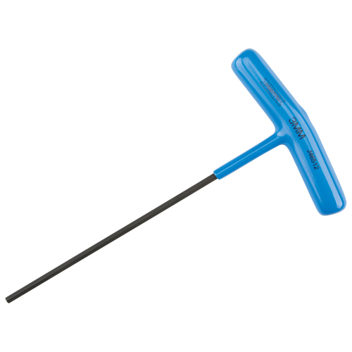 Hex Key - Metric, Hex End, 3 mm x 6" L, T Handle Equipex