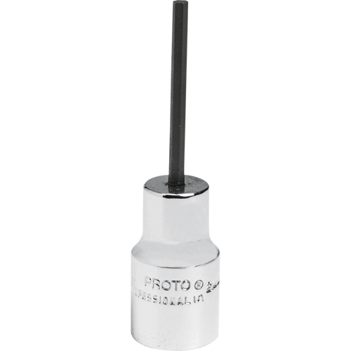 Douille &agrave; embout, Hexagonale, 2,5 mm x 1-7/8" lo, Prise 1/4" Equipex