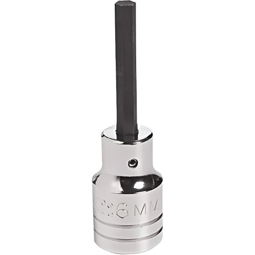 Socket Bit, Hex, 18 mm x 4" L, 1/2" Drive Equipex