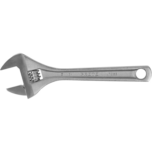 Adjustable Wrench, 6" L, Plain Equipex