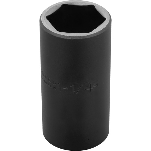 Socket, Impact, 1-1/4", 1/2" Drive, 6 Points, Deep Equipex