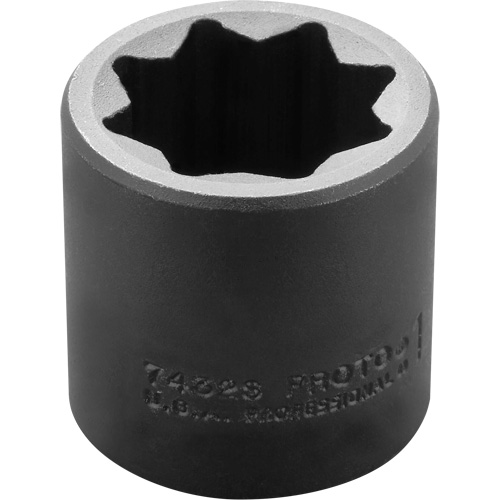 Socket, Impact, 1", 1/2" Drive, 18 Points Equipex