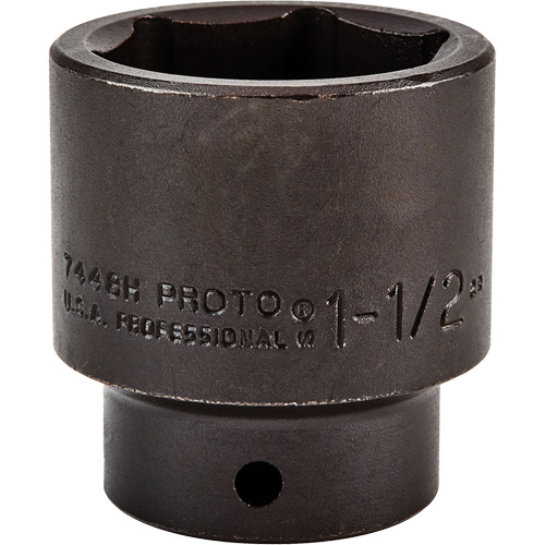 Socket, Impact, 1-1/2", 1/2" Drive, 6 Points Equipex