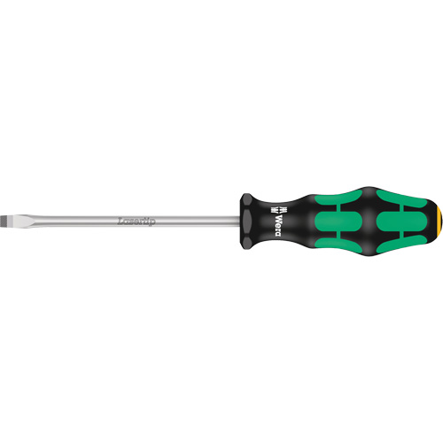 Tapered Slotted Screwdriver, 1.0 mm, 5-1/8" L, Plastic Handle Equipex