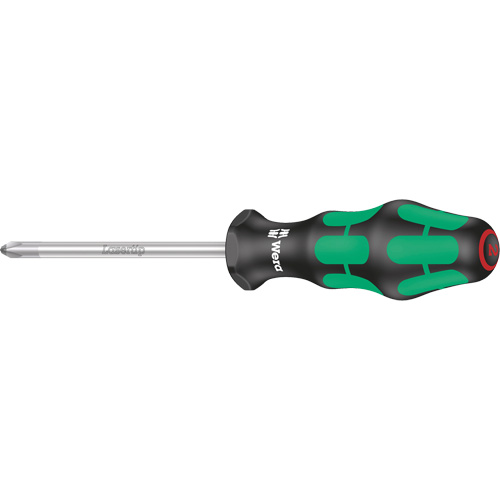 Tournevis Phillips, Tige de #4, Ronde, 12-3/16" lo, Prise en Plastique Equipex