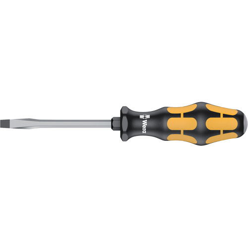 Slotted Demolition Screwdriver, 1/4", 8-1/8" L, Plastic Handle Equipex