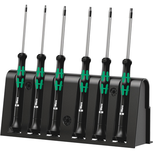 Jeu de tournevis de pr&eacute;cision, 6 mcx Equipex
