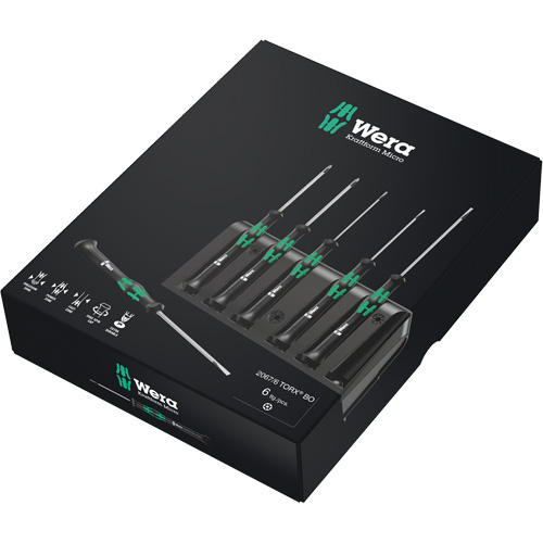 Jeu de tournevis de pr&eacute;cision, 6 mcx Equipex