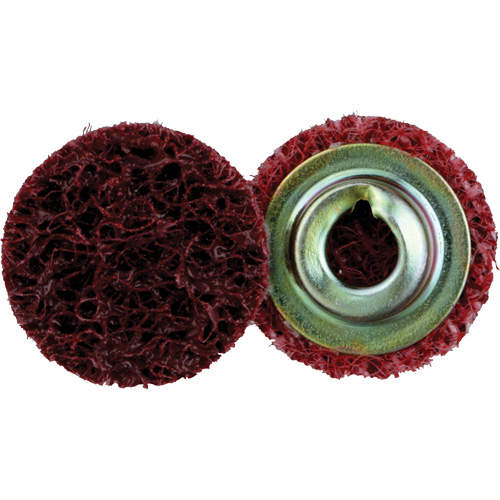 Disque de conditionnement de surface &agrave; remplacement rapide Standard Abrasives, 3/4" dia., Grain Moyen, Oxyde d'aluminium Equipex