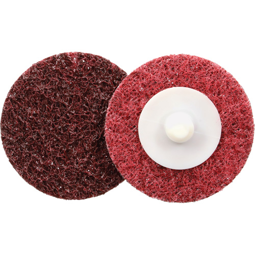 Disque de conditionnement de surface &agrave; remplacement rapide Standard Abrasives, 2" dia., Grain Moyen, Oxyde d'aluminium Equipex