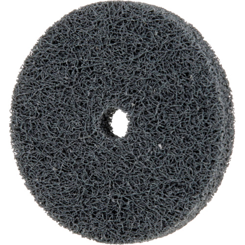Standard Abrasives 500 Series Soft Density Unitized Wheels, 2" x 1/4", 1/4" Arbor, Fine Grit, Silicon Carbide Equipex
