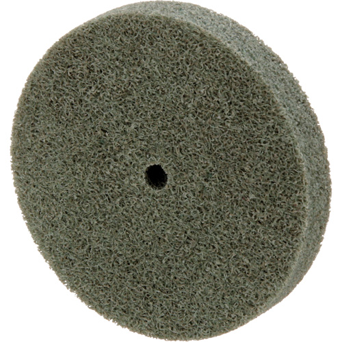 Standard Abrasives 500 Series Soft Density Unitized Wheels, 3" x 1/2", 1/4" Arbor, Medium Grit, Aluminum Oxide Equipex