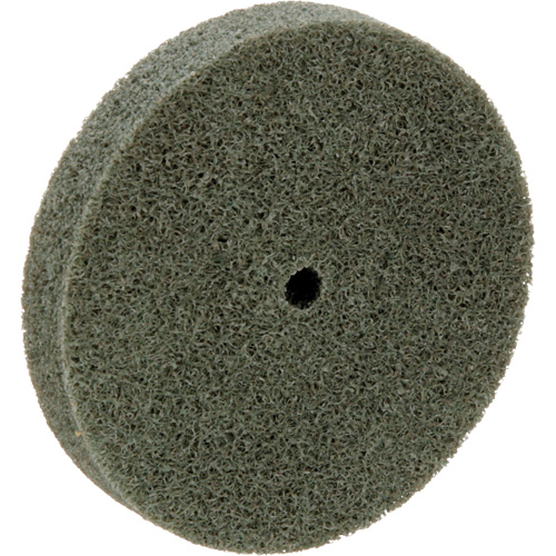 Standard Abrasives 500 Series Soft Density Unitized Wheels, 3" x 1/2", 1/4" Arbor, Medium Grit, Aluminum Oxide Equipex