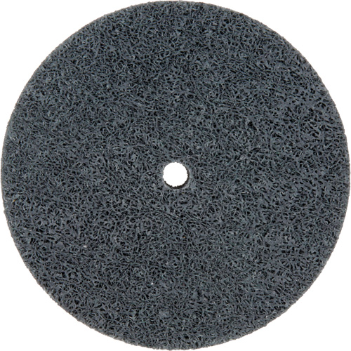 Standard Abrasives 500 Series Soft Density Unitized Wheels, 3" x 1/2", 1/4" Arbor, Fine Grit, Silicon Carbide Equipex