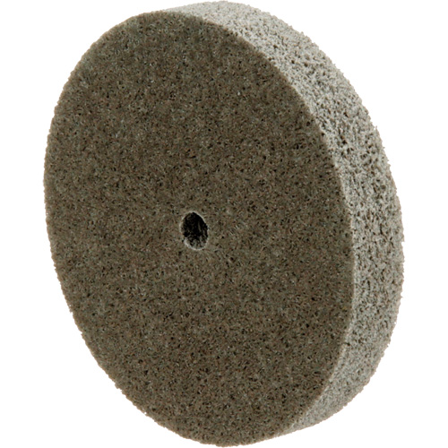 Standard Abrasives Unitized Wheel, 3" x 1/2", 1/4" Arbor, Medium Grit, Aluminum Oxide Equipex