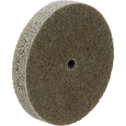 Standard Abrasives Unitized Wheel, 3" x 1/2", 1/4" Arbor, Medium Grit, Aluminum Oxide Equipex