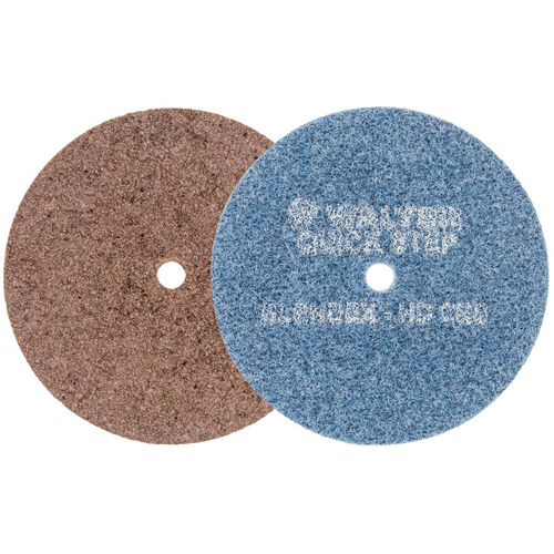 Disque de pr&eacute;paration de surface QUICK-STEP BLENDEX, 5" dia., Grain Extra grossier, Oxyde d'aluminium Equipex