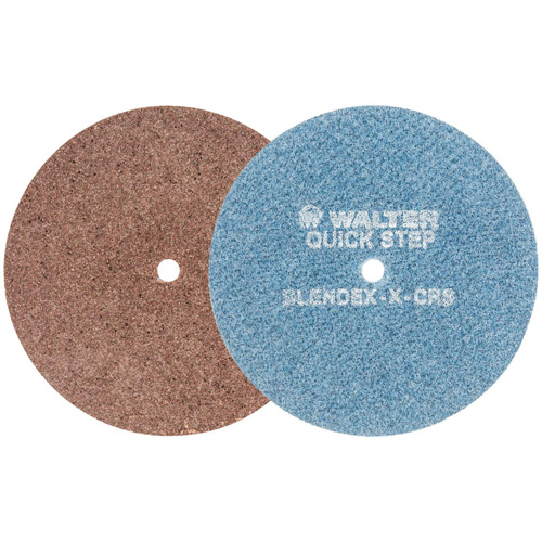 Disque de pr&eacute;paration de surface QUICK-STEP BLENDEX, 6" dia., Grain Extra grossier, Oxyde d'aluminium Equipex