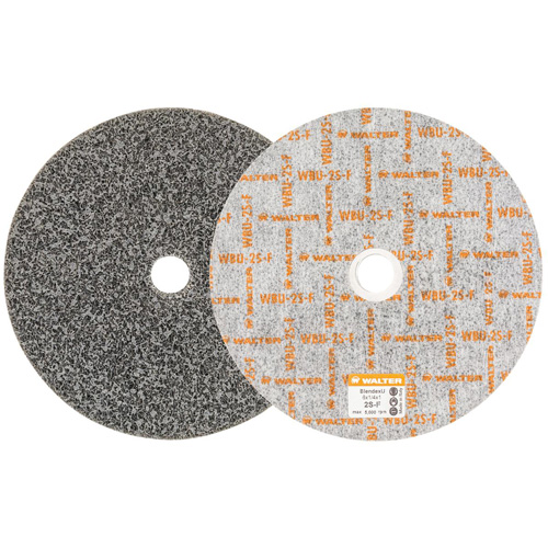 Blendex U Finishing Wheel, 6" Dia., 2SF Grit, Silicon Carbide Equipex