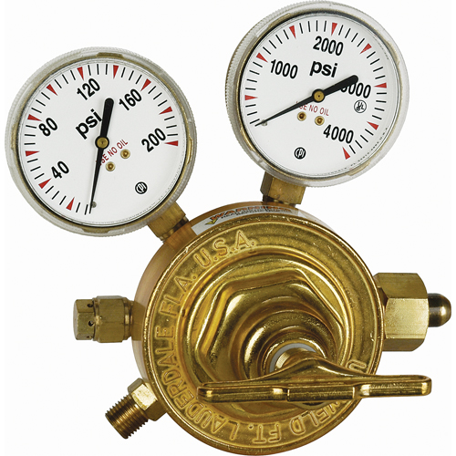 D&eacute;tendeur &agrave; simple d&eacute;tente de s&eacute;rie lourde, Oxyg&egrave;ne, Entr&eacute;e CGA540 Equipex