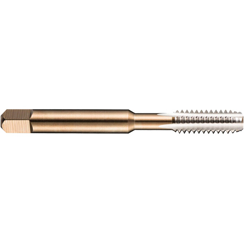 Left Hand Machine Pipe Tap, 8-1.25, 3 Flutes, 72 mm L, Taper, High Speed Steel Equipex