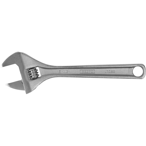 Cl&eacute; &agrave; molette, 8" lo, la max. 1-7/32", Chrome Equipex