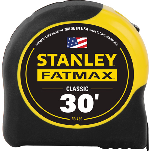 FatMax&reg; Classic Tape Measure, 1-1/4" x 30', Imperial Graduations Equipex
