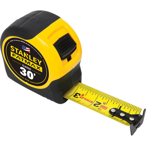 FatMax&reg; Classic Tape Measure, 1-1/4" x 30', Imperial Graduations Equipex