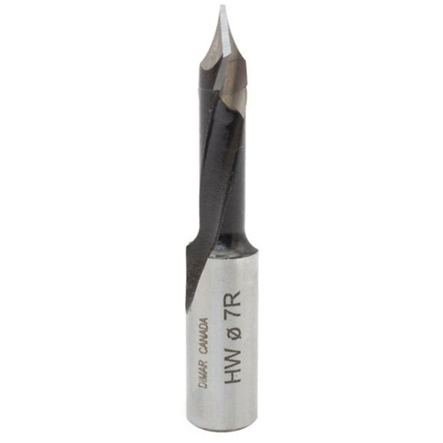 Through-Hole Carbide Tipped Drill, 7 mm Diameter Equipex