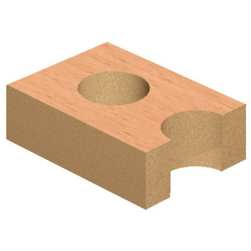 Through-Hole Carbide Tipped Drill, 1/4" Diameter Equipex