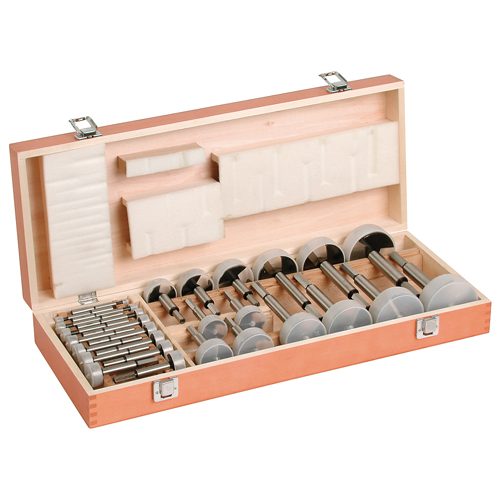 Woodpecker Forstner Bit Kits in a Wooden Box, 29 Pieces, High Carbon Steel Equipex