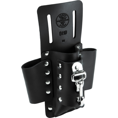 Porte-outils, Porte-outil multiple, Cuir, 4 Poches Equipex