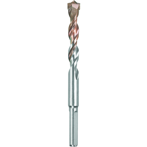 4-Flute Hammer Drill Bit, 1/2", 3-Flat Shank, Carbide Equipex