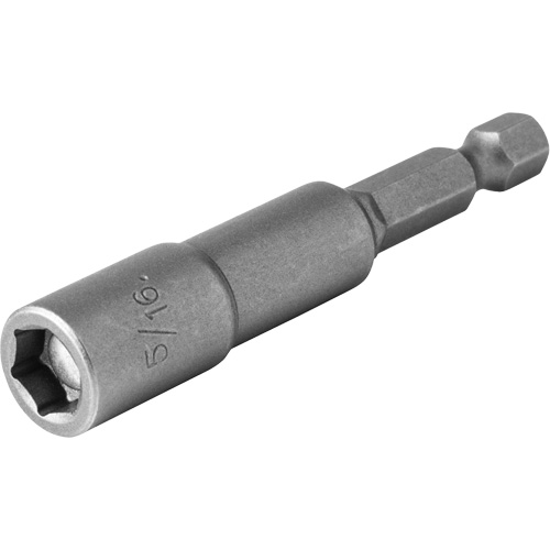 Tourne-&eacute;crou, Embout 5/16", Prise 1/4", 2-9/16" lo, Magn&eacute;tique Equipex
