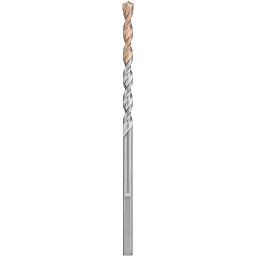 4-Flute Hammer Drill Bit, 3/16", 3-Flat Shank, Carbide Equipex