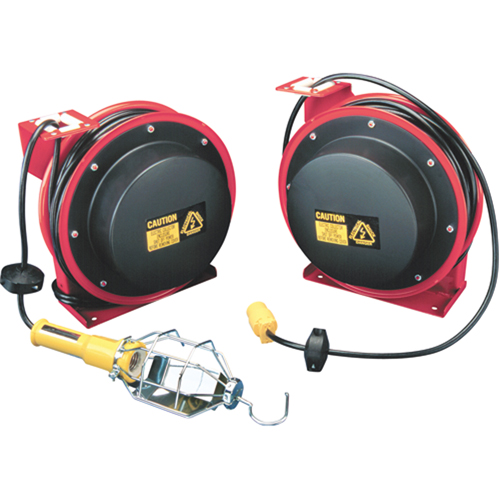 Enrouleurs de c&acirc;ble, 50', SJTOW, Calibre de 16/3, 13 A Equipex