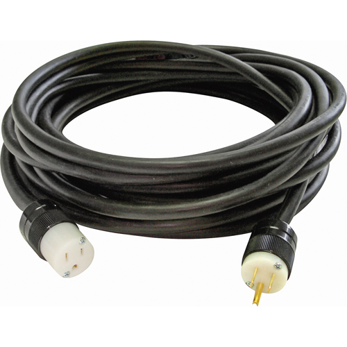Heavy-Duty Neoprene Extension Cords, Indoor/Outdoor, SOOW, 16/3 AWG, 12 A, 25' Equipex