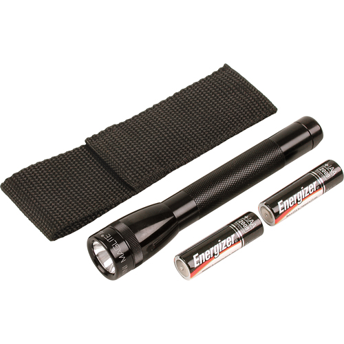 Mini&reg; Flashlights, Incandescent, 14 Lumens, AA Batteries Equipex