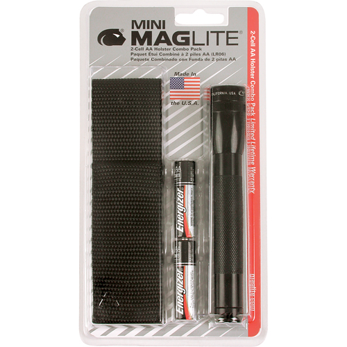 Mini&reg; Flashlights, Incandescent, 14 Lumens, AA Batteries Equipex