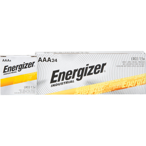 Alkaline Industrial Batteries, AAA, 1.5 V Equipex