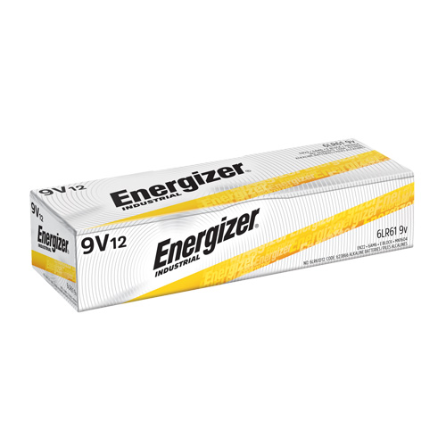 Alkaline Industrial Batteries, 9 V Equipex