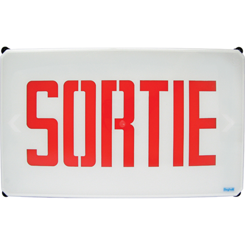Aqua NEMA 4x Sortie Signs, LED, Hardwired, French Equipex