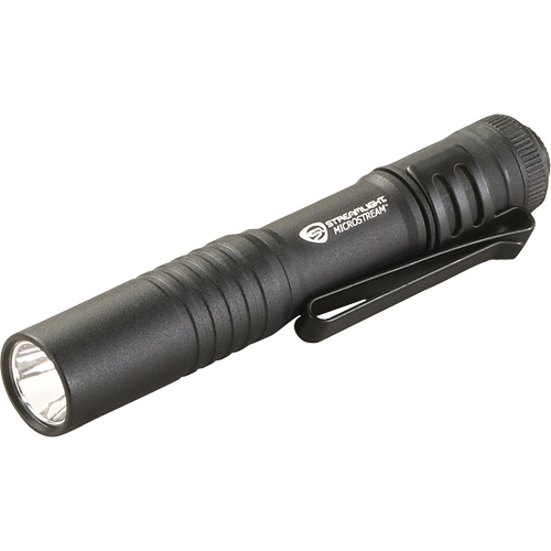 MicroStream&reg; Pen Light, LED, 45 Lumens, Aluminum Body, AAA Batteries, Included Equipex