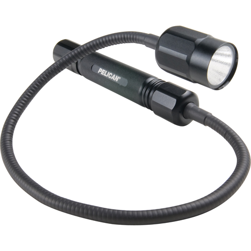 Flex-Neck Flashlight, LED, Aluminum Equipex