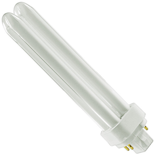 Compact Fluorescent Lamps, T4, 26 W, 3500 K, G24Q-3 Base, 12000 hrs. Equipex