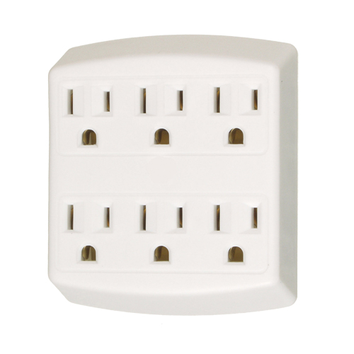 Adaptateurs, 6 Prise(s), 15 A, 1875 W, 125 Equipex