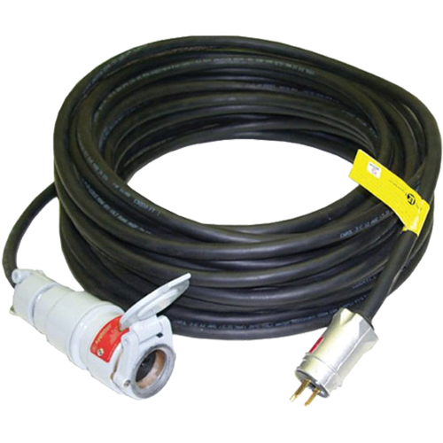 Cordons rallonges en n&eacute;opr&egrave;ne extra robuste, Int&eacute;rieur/ext&eacute;rieur, SOOW, AWG 12/3, 15 A, 50' Equipex